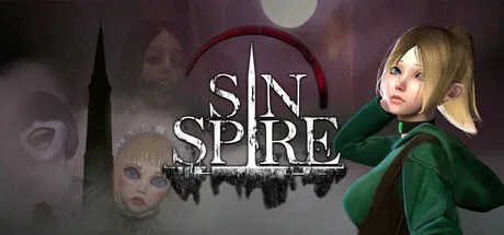 Sin Spire标题与绿色服装角色
